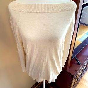 Loft cream lightweight sweater